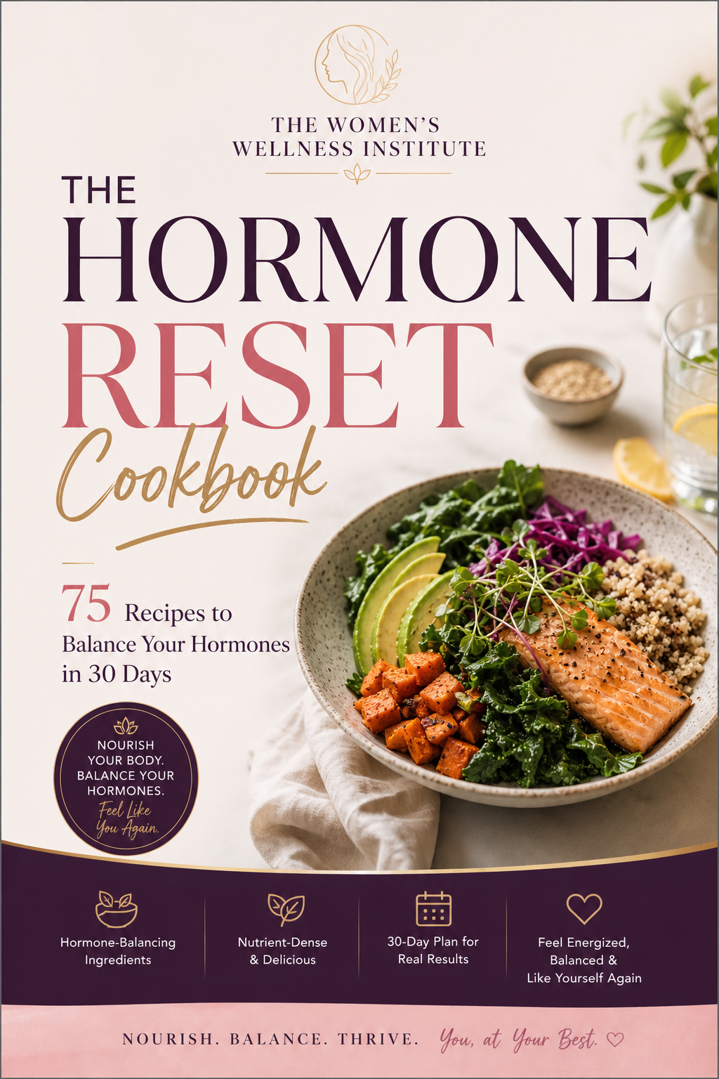 The Hormone Reset Cookbook — 75 Recipes to Balance Your Hormones in 30 Days
